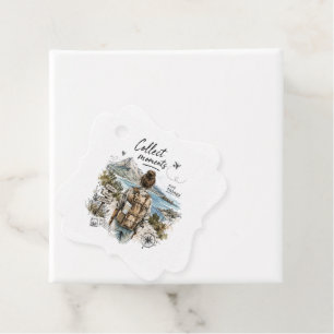 Collect Moments Not Things Travel Quote Favor Tags
