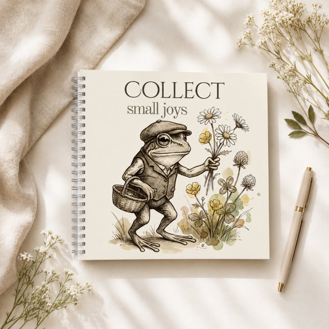 “Collect Small Joys” Journal Spiral Notebook (Creator Uploaded)