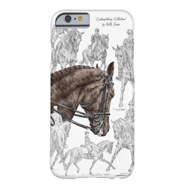 Collected Dressage Horses FEI Case-Mate iPhone Case (Back)