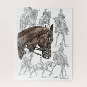 Collected Dressage Horses FEI Jigsaw Puzzle