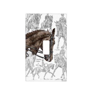 Collected Dressage Horses Fei Light Switch Cover by KelliSwan at Zazzle