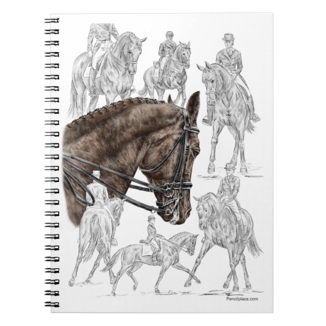 Collected Dressage Horses FEI Notebook (Front)