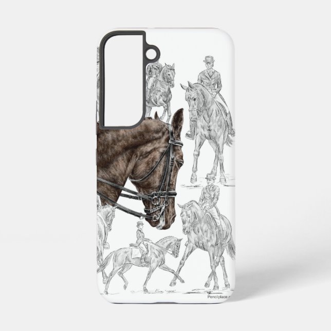 Collected Dressage Horses FEI Samsung Galaxy Case (Back)