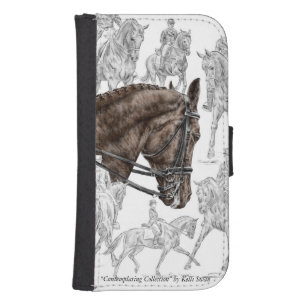 Collected Dressage Horses FEI Phone Wallet