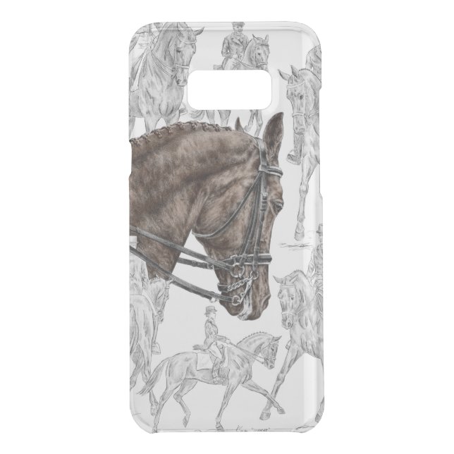Collected Dressage Horses FEI Uncommon Samsung Galaxy Case (Back)