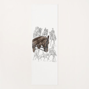 Collected Dressage Horses FEI Yoga Mat