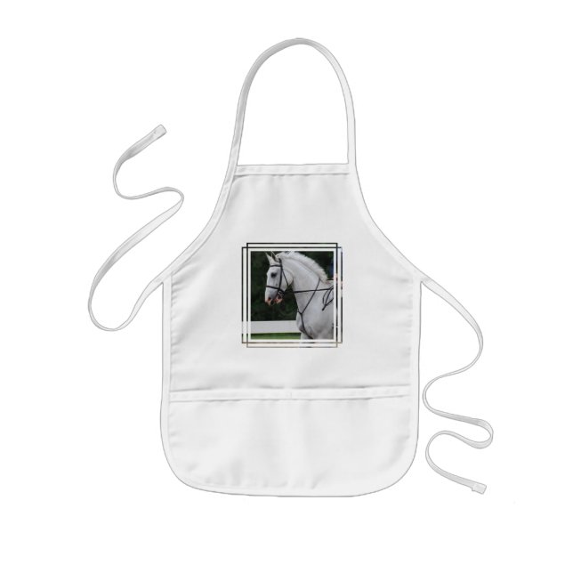 Collected White Horse Children's Apron (Front)