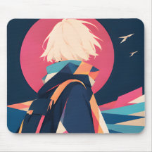 Collectible Anime inspired mouse pad