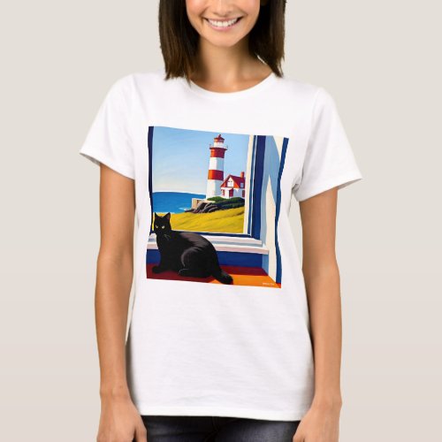 Collectible Artistic Cat T_Shirt