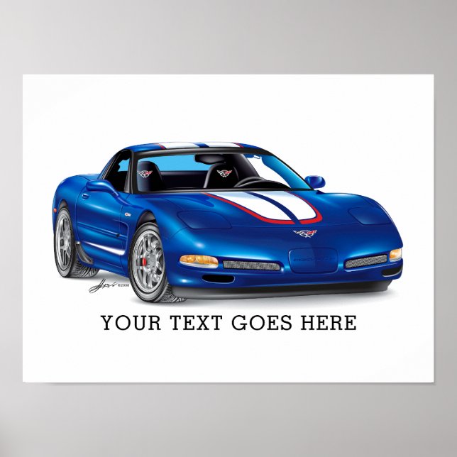 Collectible Automobile Art Poster (Front)