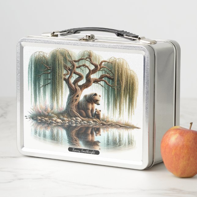 Collectible Bears by Calm Waters Metal Lunch Box (In Situ)