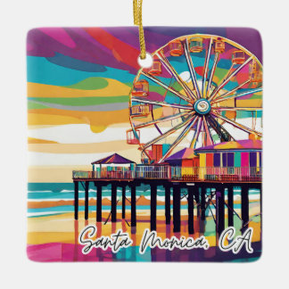 Collectible Christmas Ornament Santa Monica, CA