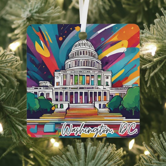 Collectible Christmas Ornament Washington DC  (Insitu)