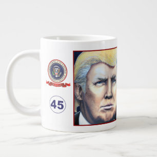 Collectible President Donald Trump Portrait Mug