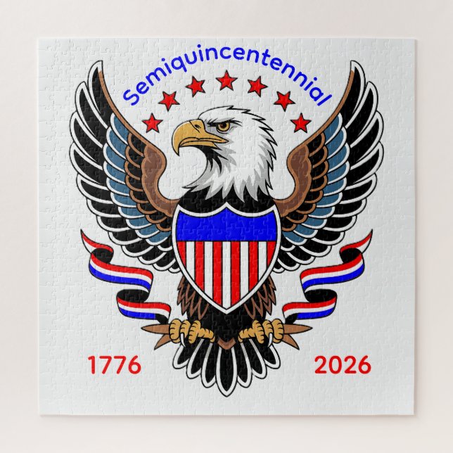 Collectible Semiquincentennial Jigsaw Puzzle (Vertical)