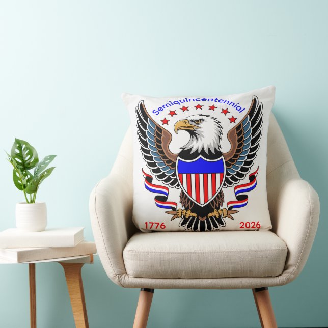 Collectible Semiquincentennial Throw Pillow (Chair)