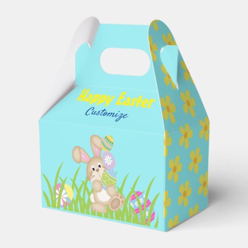Collecting Easter eggs Favor Boxes