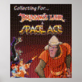 Collecting for Dragon's Lair & Space Ace Poster