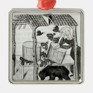 Collecting Honey Metal Ornament