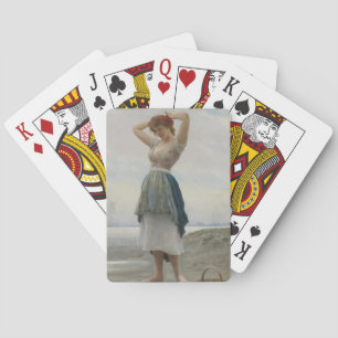 Collecting Pebbles on the Beach Poker Cards