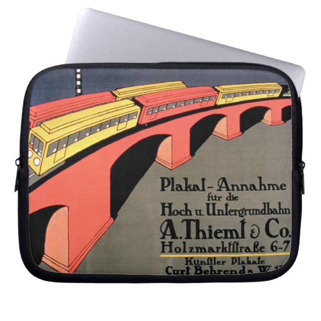 'Collecting Point For Over and Underground Railway Laptop Sleeve (Front)