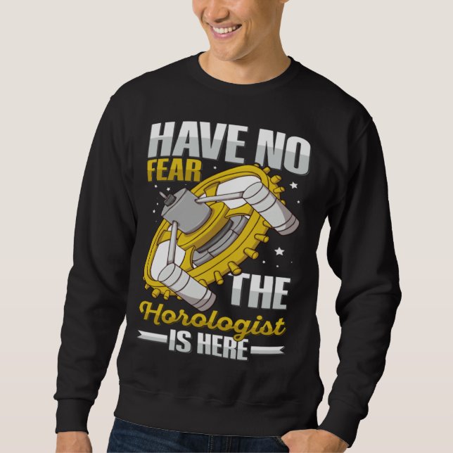 Collecting Watches Horology for a Horologist Sweatshirt (Front)