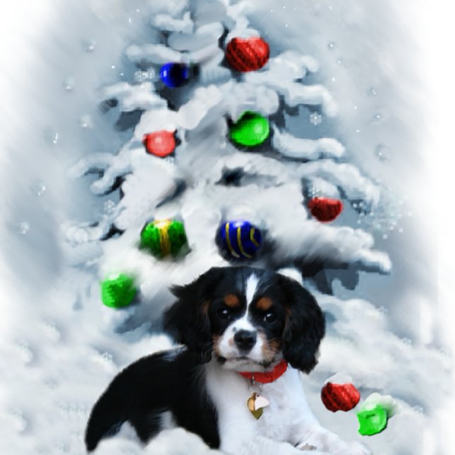 Cavalier King Charles Spaniel Christmas Gifts Holiday Card Zazzle