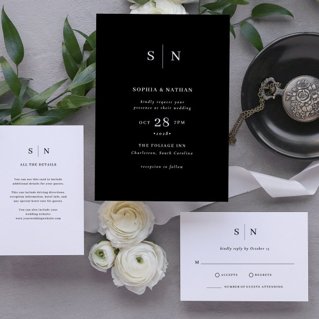 Chic wedding invitations hotsell