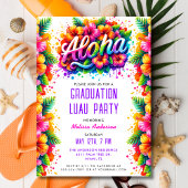 Fun Aloha Tropical Graduation Luau Party Cake Pops