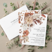 Autumn Fall Watercolor Elegant Wedding Thank You F Favor Boxes (Personalise this independent creator's collection.)