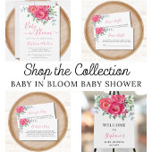 Budget Baby in Bloom Baby Shower Invitation