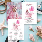 Under the sea Seal Birthday time capsule message