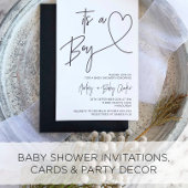 Personalized Baby Shower Prediction Cards