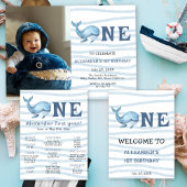 Under the sea Whale birthday time capsule message