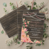 Rustic Country Peony Barn Wood Wedding (Personalise this independent creator's collection.)
