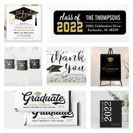 Black and Gold Graduation