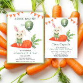 Bunny Birthday time capsule message