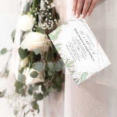 Cactus & Succulents Trendy Bride to Be Recipe Card