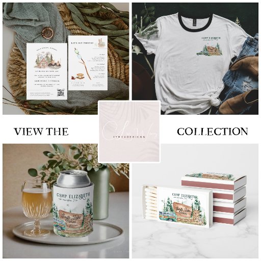 Illustrated Camping | Bachelorette Thermal Wine Tumbler