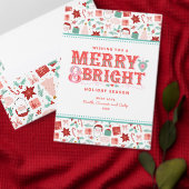 Cheerful Santa Face | Merry Christmas  Edible Frosting Rounds (Personalise this independent creator's collection.)