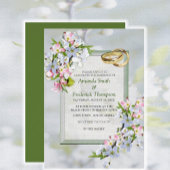 Cheery Blossom Spring Save the Dates Announcement Postcard