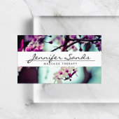 ELEGANT NAME with CHERRY BLOSSOMS II Business Card