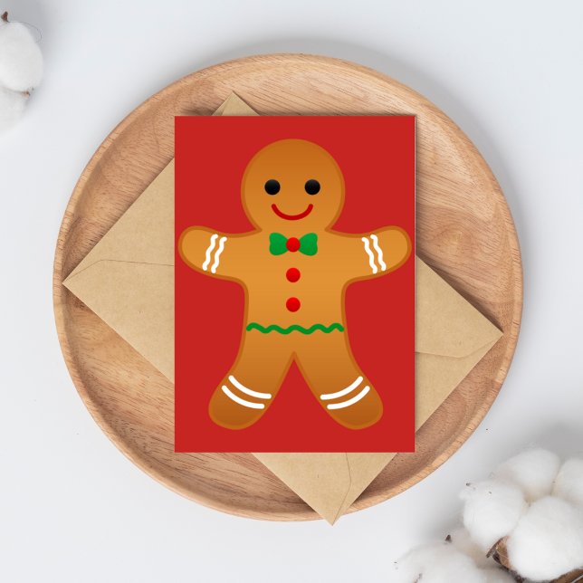 Cute Gingerbread Men Pattern Christmas Ribbon Zazzle