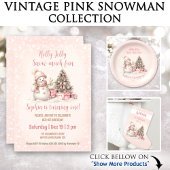 Vintage Snowman Christmas Birthday Sugar Cookies