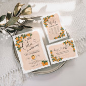 Cute Citrus Orange Greenery Wedding Favours Chocolate Covered Oreo