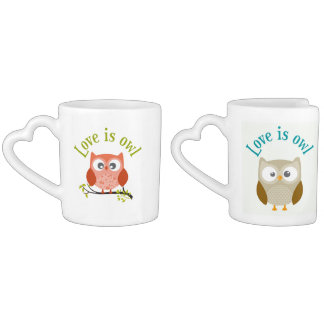 Collection “Coils is owl " Coffee Mug Set