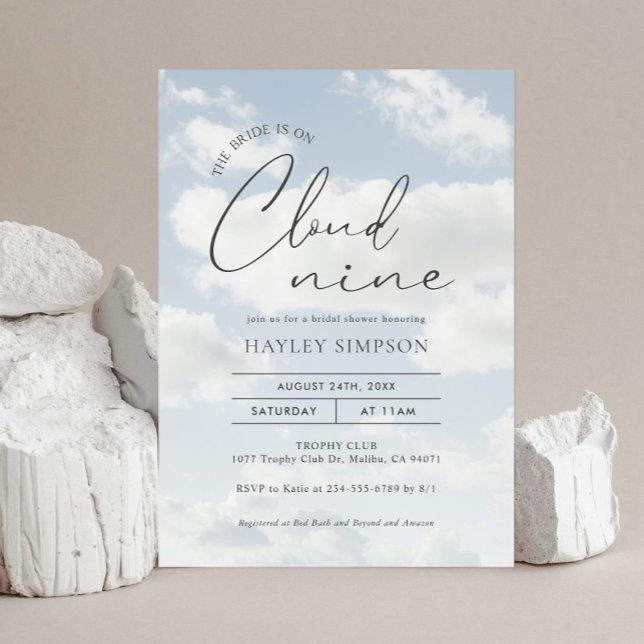 Cloud Theme She's On Cloud Bridal Shower Favors Classic Round