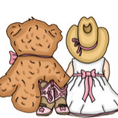 Soon To Be Lil' Cowgirl Baby Shower Pink Brownie