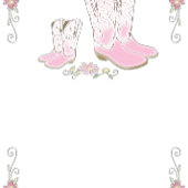 Cowgirl Baby Shower Country Western Pink Girl Brownie