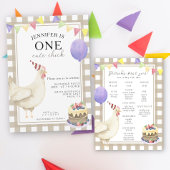 Cute chick birthday time capsule message